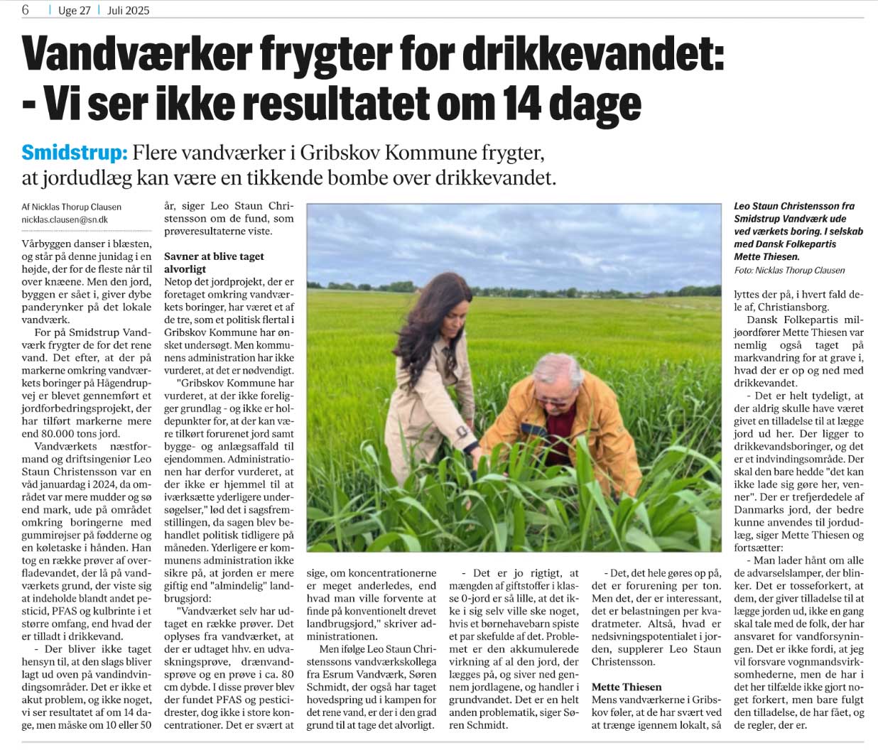 Ugeposten 2.juli 2025 - klik for link til artiklen